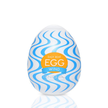 Мастурбатор-яйце Tenga Egg Wind із зиґзаґоподібним рельєфом – купити