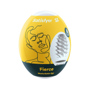 Самозмащувальний мастурбатор-яйце Satisfyer Masturbator Egg Fierce, одноразовий, не потребує змазки – купити