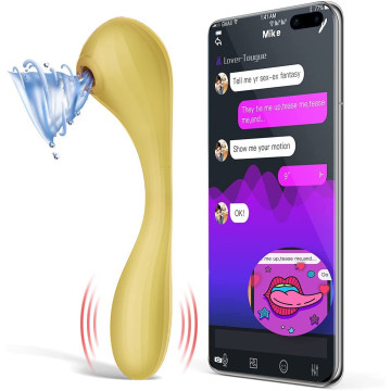 Вакуумний вагінально-кліторальний стимулятор Magic Motion Bobi Yellow, керування зі смартфона – купити
