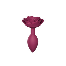 Силиконовая анальная пробка Love To Love OPEN ROSES M SIZE - PLUM STAR