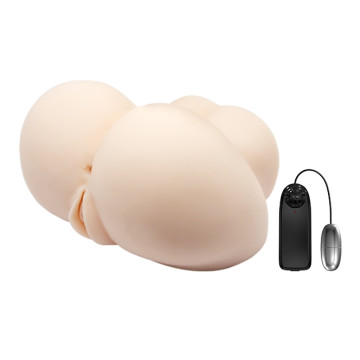Мастурбатор двома входами і вібрацією GRACES Vibrating Pleasure Ass & Vagina – купити