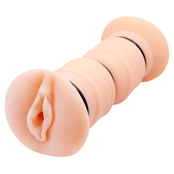 Мастурбатор-Вагіна з двома входами і вібрацією CRAZY BULL-EMMA Double Vagina – купити