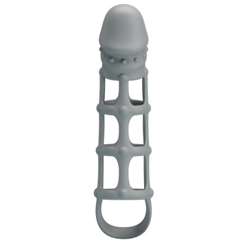 Ажурна насадка Penis Sleeve With Ball Strap – купити