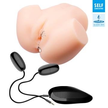 Мастурбатор з подвійною вібрацією і двома входами Crazy Bull-Veronica Dual Vagina and Anal – купити