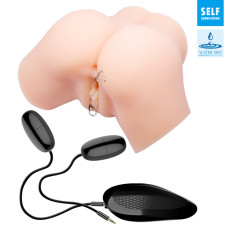 Мастурбатор з подвійною вібрацією і двома входами Crazy Bull-Samantha Dual Vagina and Anal