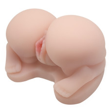 Мастурбатор с двойной вибрацией и двумя входами LyBAILE - Pussy & Ass hole