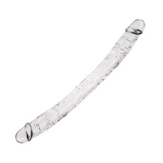 Прозорий двосторонній фалоімітатор Alive Supreme Jelly Dildo
