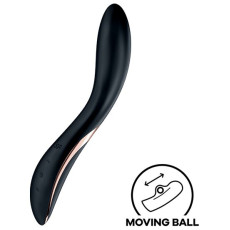 Вібратор із перлинною стимуляцією точки G Satisfyer Rrrolling Explosion Black