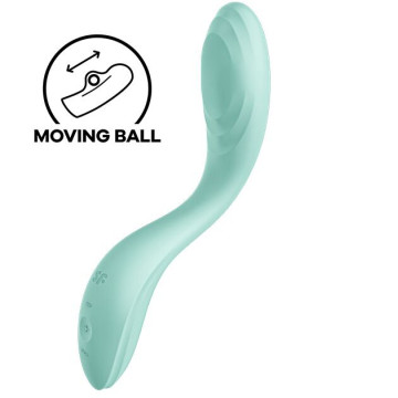 Вібратор із перлинною стимуляцією точки G Satisfyer Rrrolling Pleasure Mint – купити