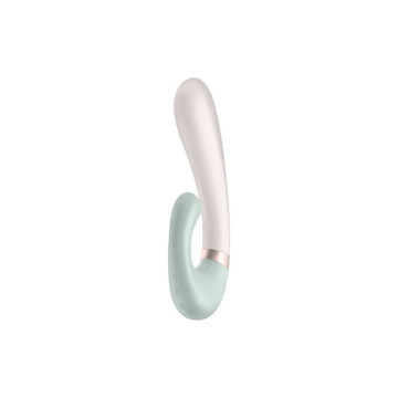Смарт вібратор-кролик із підігрівом Satisfyer Heat Wave Mint – купити