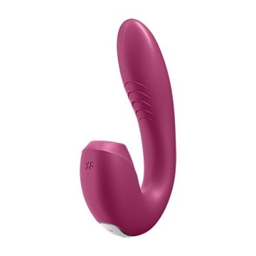Вакуумний смарт-вібратор Satisfyer Sunray Berry, 4 положення стовбура – купити
