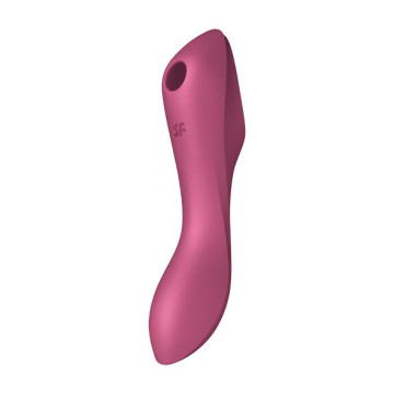 Вакуумний стимулятор із вібрацією Satisfyer Curvy Trinity 3 Red – купити