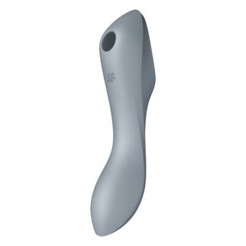 Вакуумний стимулятор з вібрацією Satisfyer Curvy Trinity 3 BlueGrey – купити