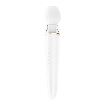 Смарт вібромасажер зі змінною головкою Satisfyer Double Wand-er – купити