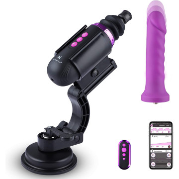 Міні секс-машина Hismith Mini Capsule Sex-Machine with Strong Suction Cup, потужна, перезаряджувана – купити