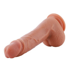 Ультрареалістичний фалоімітатор для секс-машин Hismith 20.5см 2-layers Silicone Flesh Dildo, 2-шаровий