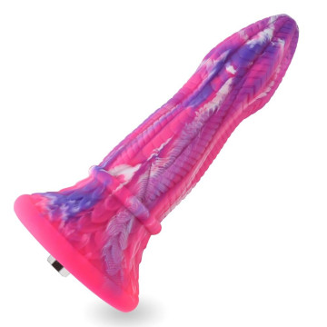 Фалоімітатор для секс-машин Hismith 25.5см Silicone Monster Dildo Series, KlicLok та присоска – купити