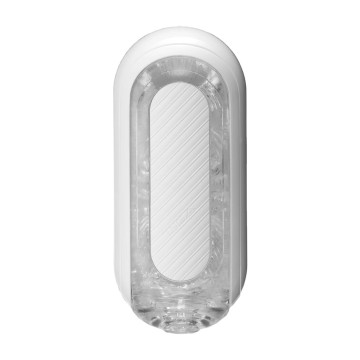 Мастурбатор Tenga Flip Zero Gravity White, змінна інтенсивність стимуляції, розкладний – купити