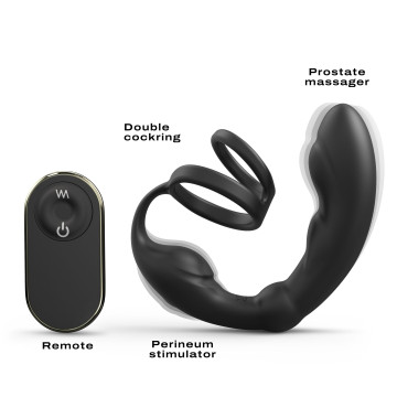 Масажер простати Dorcel P-Ring з ерекційним кільцем та пультом ДК – купити