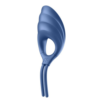 Ерекційне віброкільце-ласо Satisfyer Swordsman Blue, міцна фіксація, 10 режимів, потужний мотор – купити