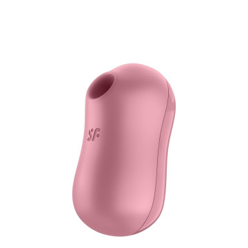 Вакуумний стимулятор із вібрацією Satisfyer Cotton Candy Light Red – купити