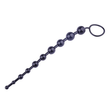Анальні намиста Jelly Anal Beads Black – купити