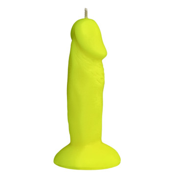 Свічка LOVE FLAME - Little Guy Yellow Fluor – купити