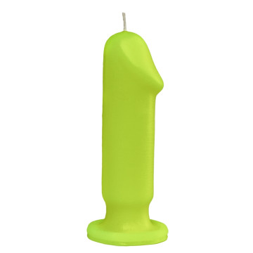Свічка LOVE FLAME - Dildo S Yellow Fluor – купити