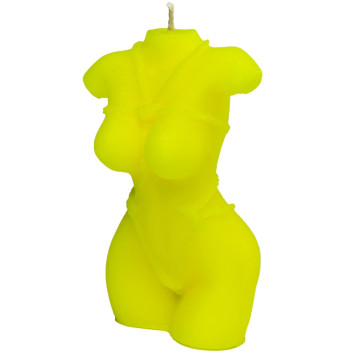 Свічка LOVE FLAME - Shibari II Yellow Fluor – купити