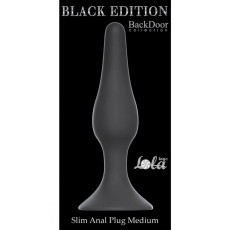 Анальний плаг Black Edition – Slim Anal Plug Medium, Black