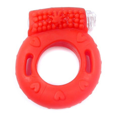 Ерекційне вібро кільце BOSS Vibrating Cock Ring Red