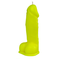 Свічка LOVE FLAME - Dildo L Yellow Fluor