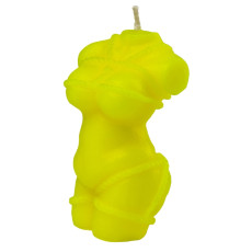 Свічка LOVE FLAME - Shibari I Yellow Fluor