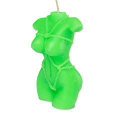 Свічка LOVE FLAME - Shibari II Green Fluor