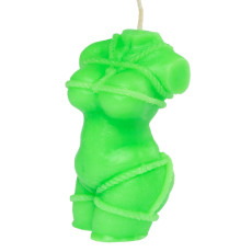 Свічка LOVE FLAME - Shibari I Green Fluor