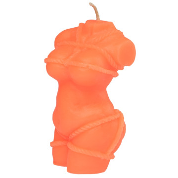 Свічка LOVE FLAME - Shibari I Orange Fluor – купити