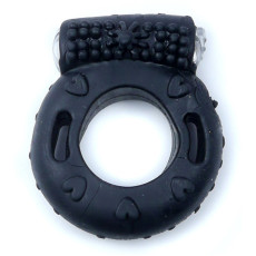 Ерекційне вібро кільце BOSS Vibrating Cock Ring Black
