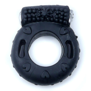 Ерекційне вібро кільце BOSS Vibrating Cock Ring Black – купити