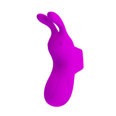 Клиторальный стимулятор на палец Pretty Love - Finger Bunny