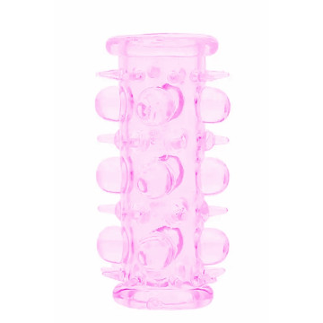 Насадка стимулююча BOSS Stretchy Sleeve Pink – купити