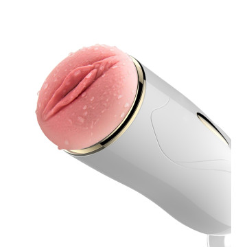 Мастурбатор з вібростимуляцією Boss Series - Vibrating Masturbation Cup USB 7 + інтерактивні функції – купити