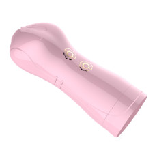 Мастурбатор з вібростимуляцією FOXSHOW Vibrating and Flashing Masturbation Cup Pink USB 7+7 Function