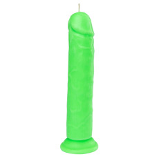 Свічка LOVE FLAME - Dildo Roma Green Fluor