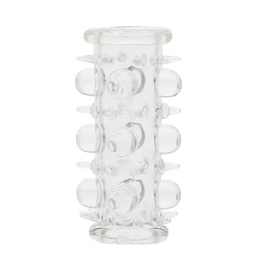 Насадка стимулююча BOSS Stretchy Sleeve Clear – купити