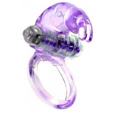 Ерекційне вібро кільце BOSS Rabbit Vibro Cock Ring Purple