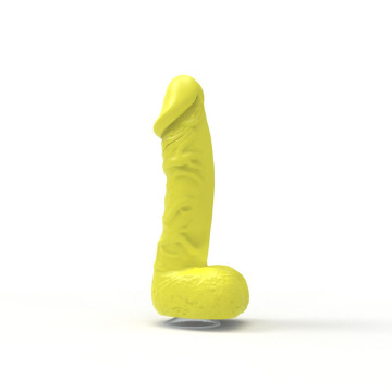 Крафтове мило-член із присоскою Pure Bliss BIG Yellow, натуральне – купити