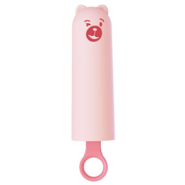 Вібратор CuteVibe Teddy Pink (Black Dildo), реалістичний вібратор під виглядом морозива – купити