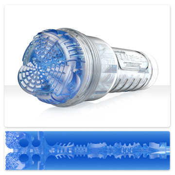 Мастурбатор Fleshlight Turbo Core Blue Ice, оральний секс (глибоке горло) – купити