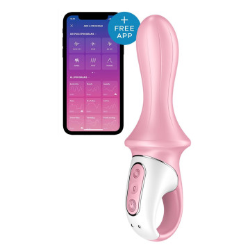 Анальний смарт-вібратор Satisfyer Air Pump Booty 5+, надувається – купити