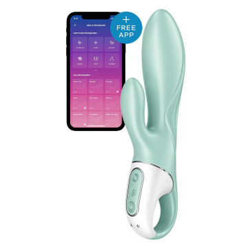 Смарт вібратор-кролик Satisfyer Air Pump Bunny 5+, надувається – купити